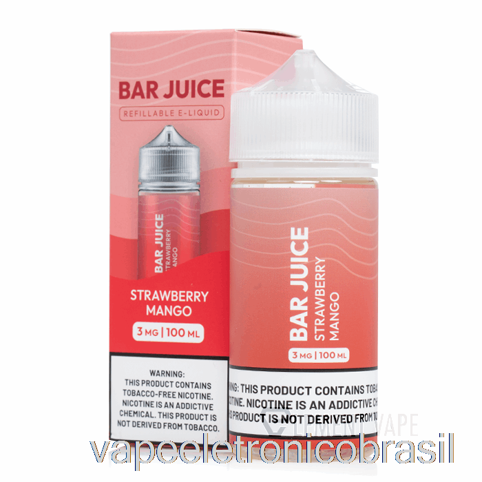 Vape Vaporesso Manga Morango - Suco Em Barra - 100ml 3mg